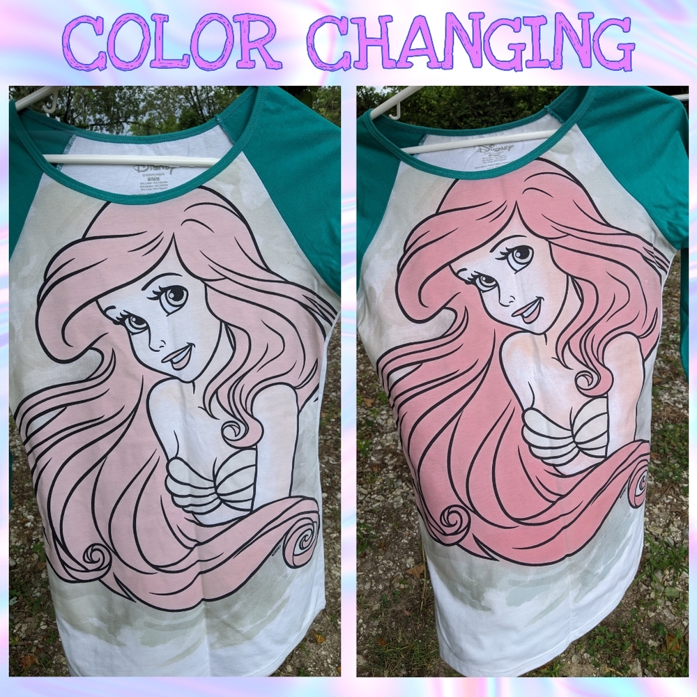 Color changing Disney princess shirt
